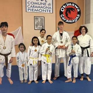 KARATE / L’ASD Okinawa Caramagna brilla al Trofeo Sussetto di Caluso
