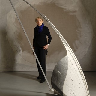 Gabriella Benedini con 'Arpa marina' nella  foto Andrea Valentini