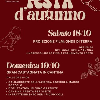 Arriva la festa d'autunno dei produttori in Clavesana