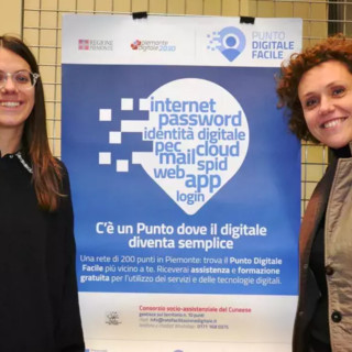 La vicesindaca e assessora Beatrice Aimar e il Direttore del Consorzio Giulia Manassero