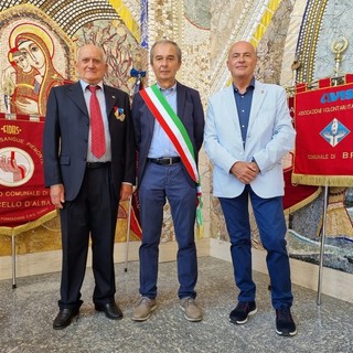 I presidenti di Avis e Fidal Tommaso Allocco e Armando Verrua con il sindaco di Bra Fogliato