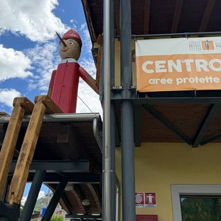 Un nuovo Pinocchio gigante a Vernante: è alto 9 metri